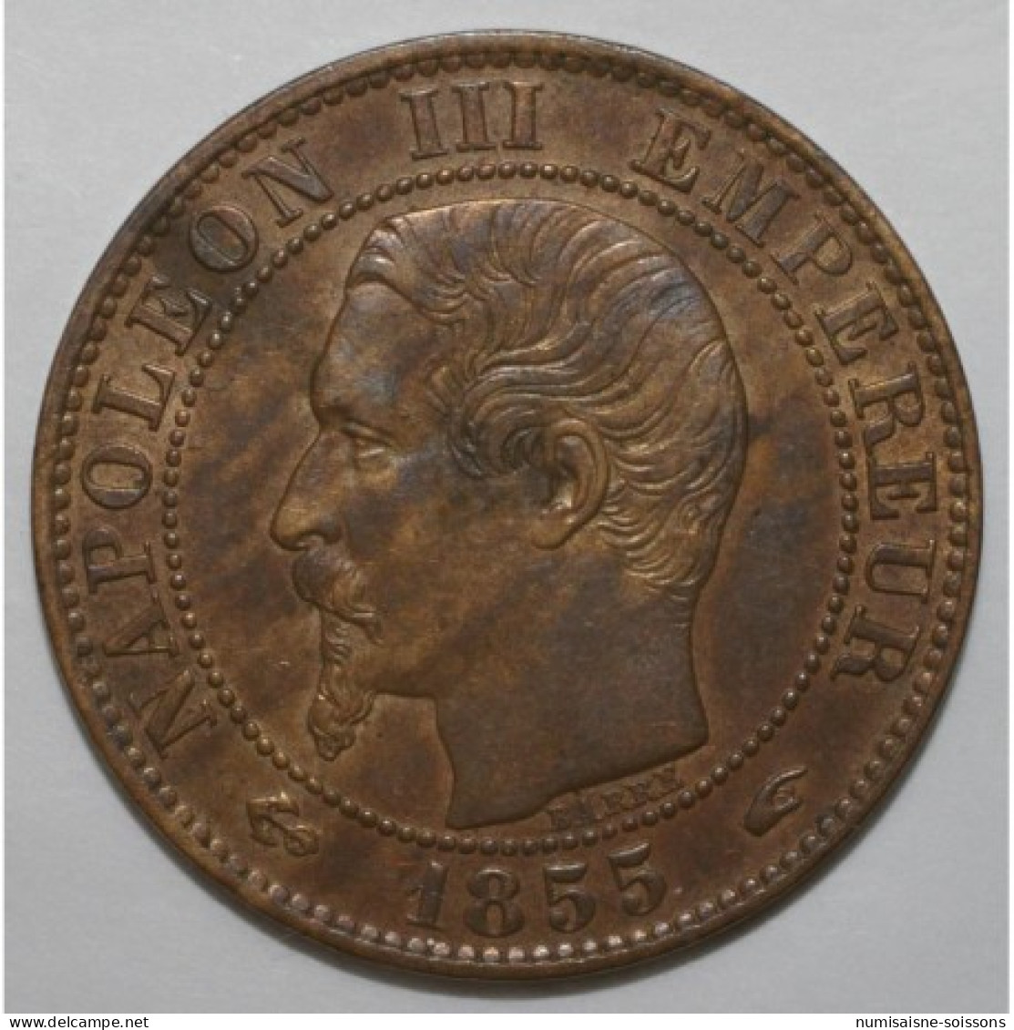 GADOURY 152 - CINQ CENTIMES 1855 A Paris TYPE NAPOLEON III Ancre - SUP - KM 777 - 5 Centimes