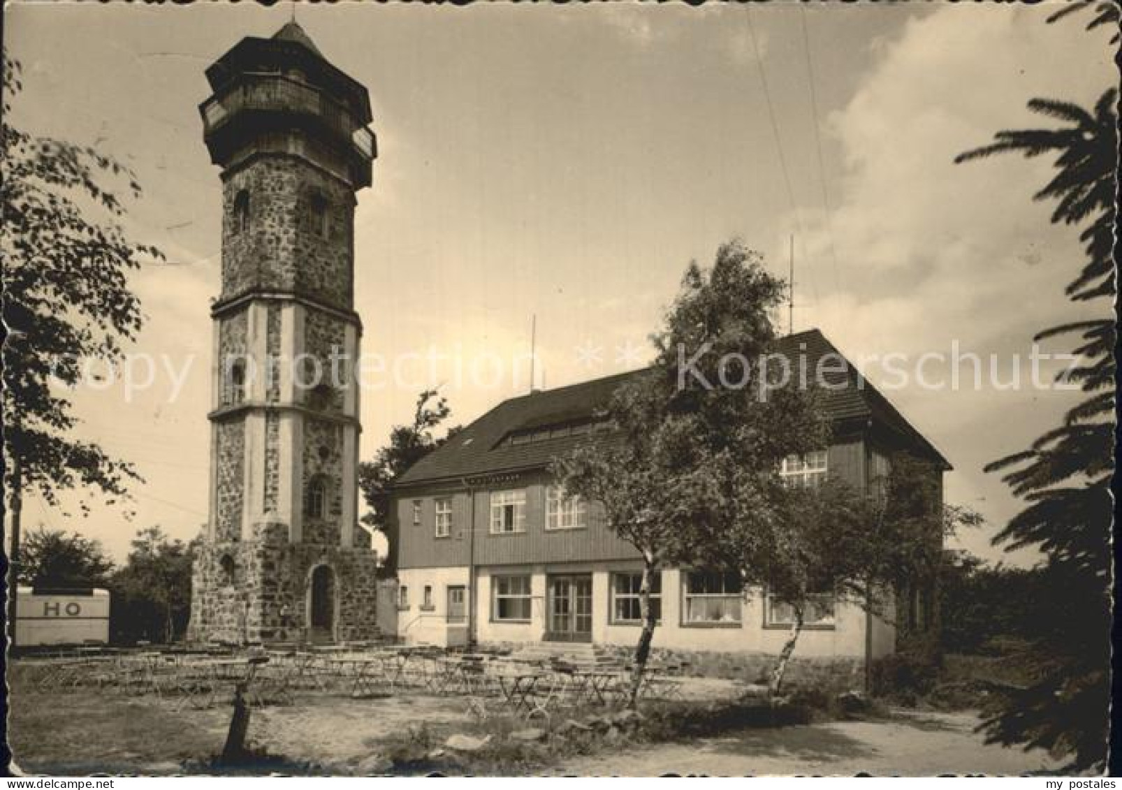 72341710 Scheibenberg Berggasthaus Aussichtsturm Scheibenberg Erzgebirge - Scheibenberg