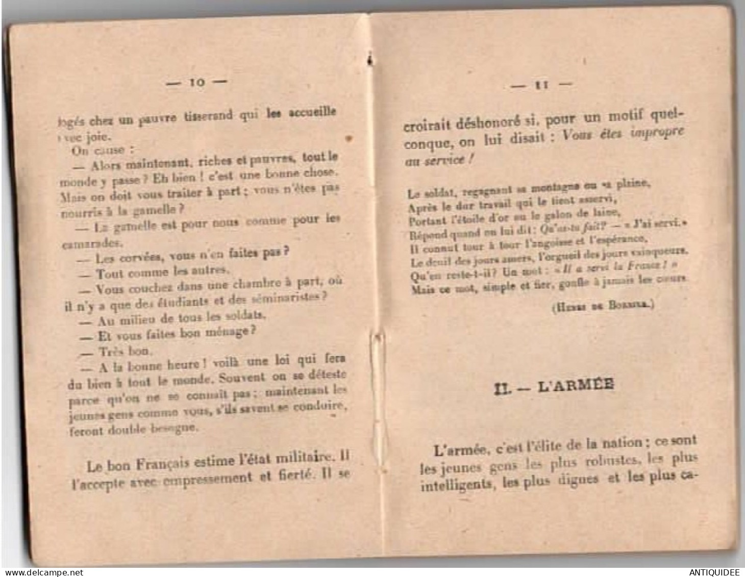 LE LIVRE DE POCHE DU SOLDAT FRANCAIS Par Le Chanoine GIRARD - Editions Gabriel BEAUCHESNE, PARIS En 1915 - - Frans