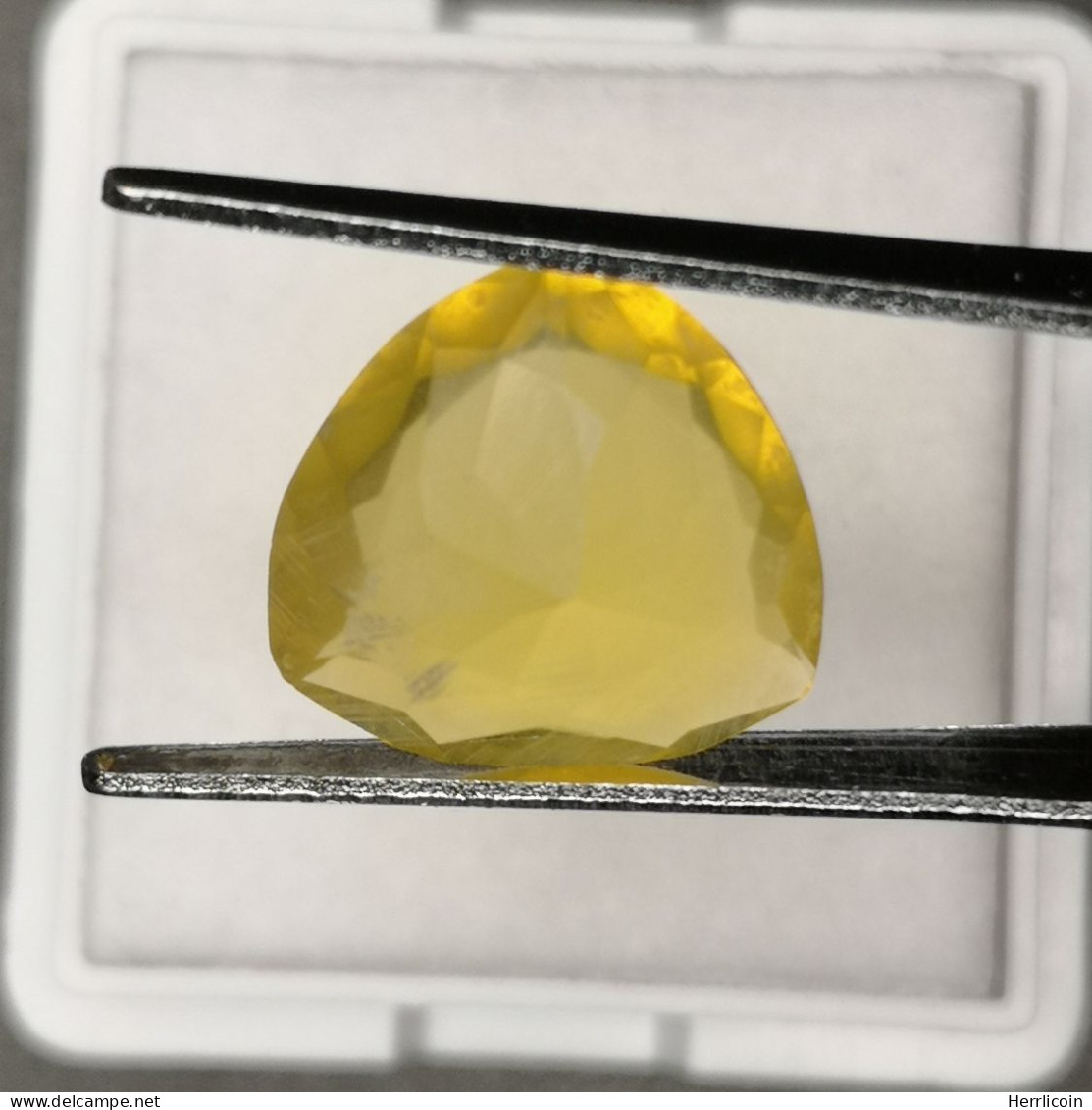 Opale Jaune Mexicaine: 3.61 Carats | Trillion | Naturelle - Opale