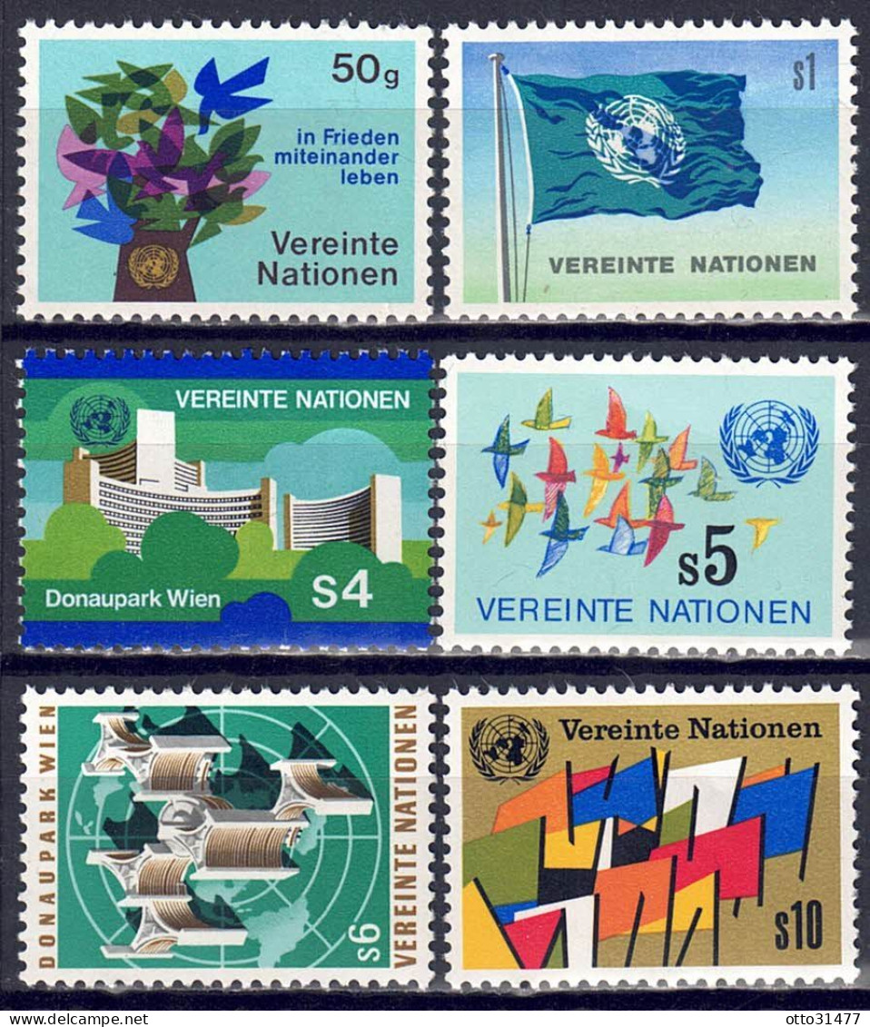 UNO Wien 1979 - Jahrgang Mit Nr. 1 - 6, Postfrisch ** / MNH - Ungebraucht