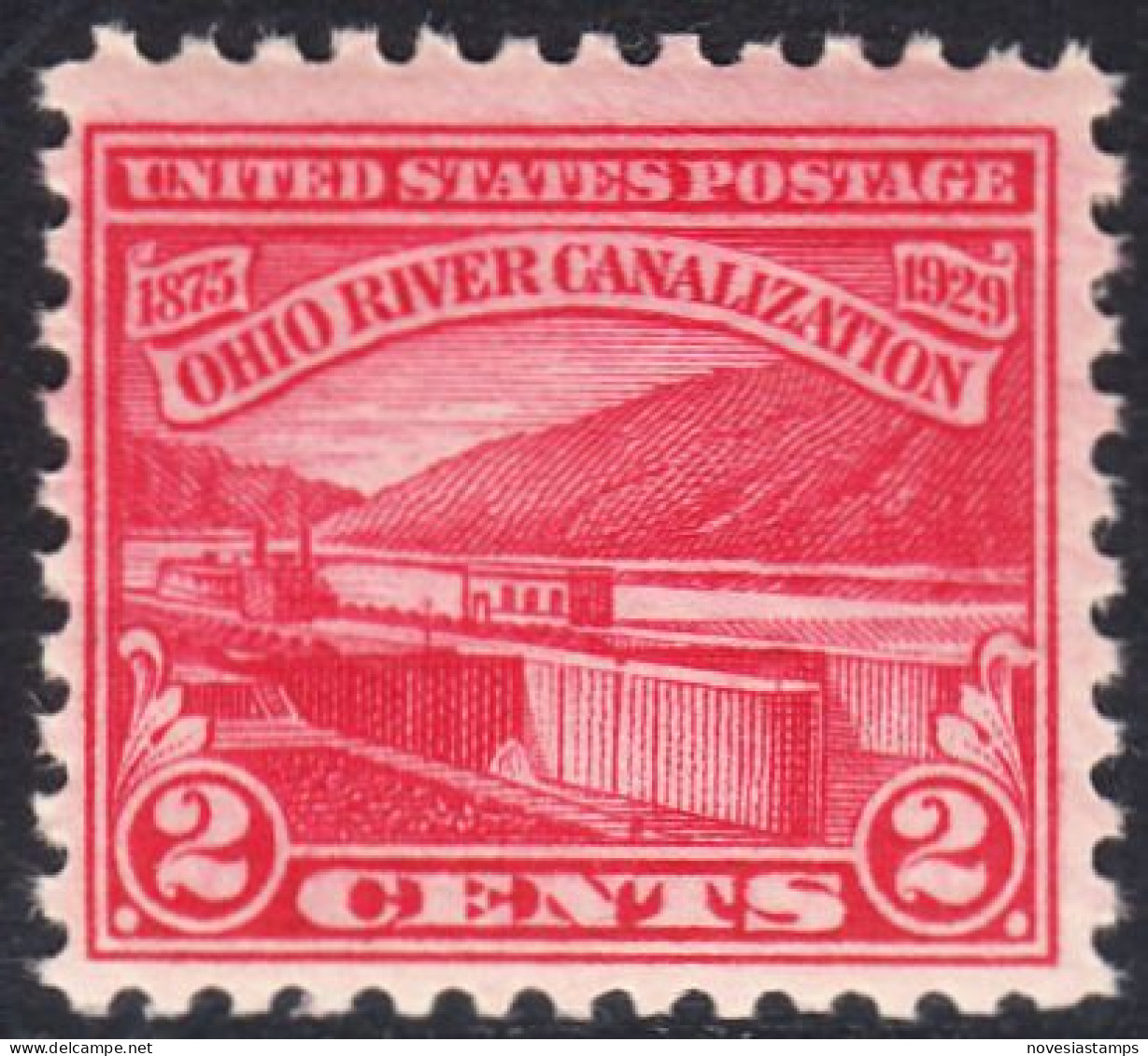 !a! USA Sc# 0681 MNH SINGLE (a3) - Ohio River Canalization - Ungebraucht