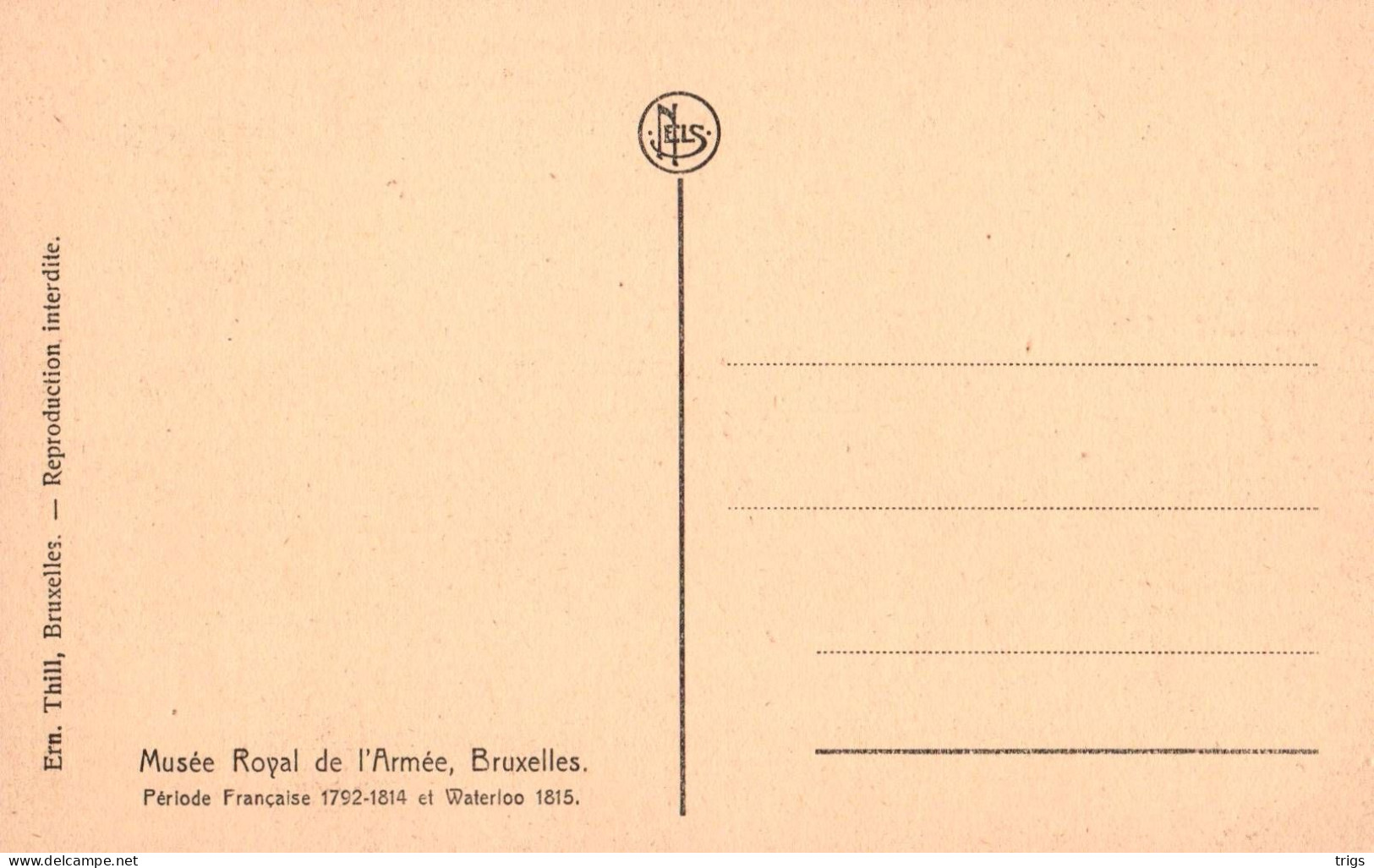 Bruxelles (Musée Royal De L'Armée) - Période Française (1792-1814) Et Waterloo (1815) - Musea