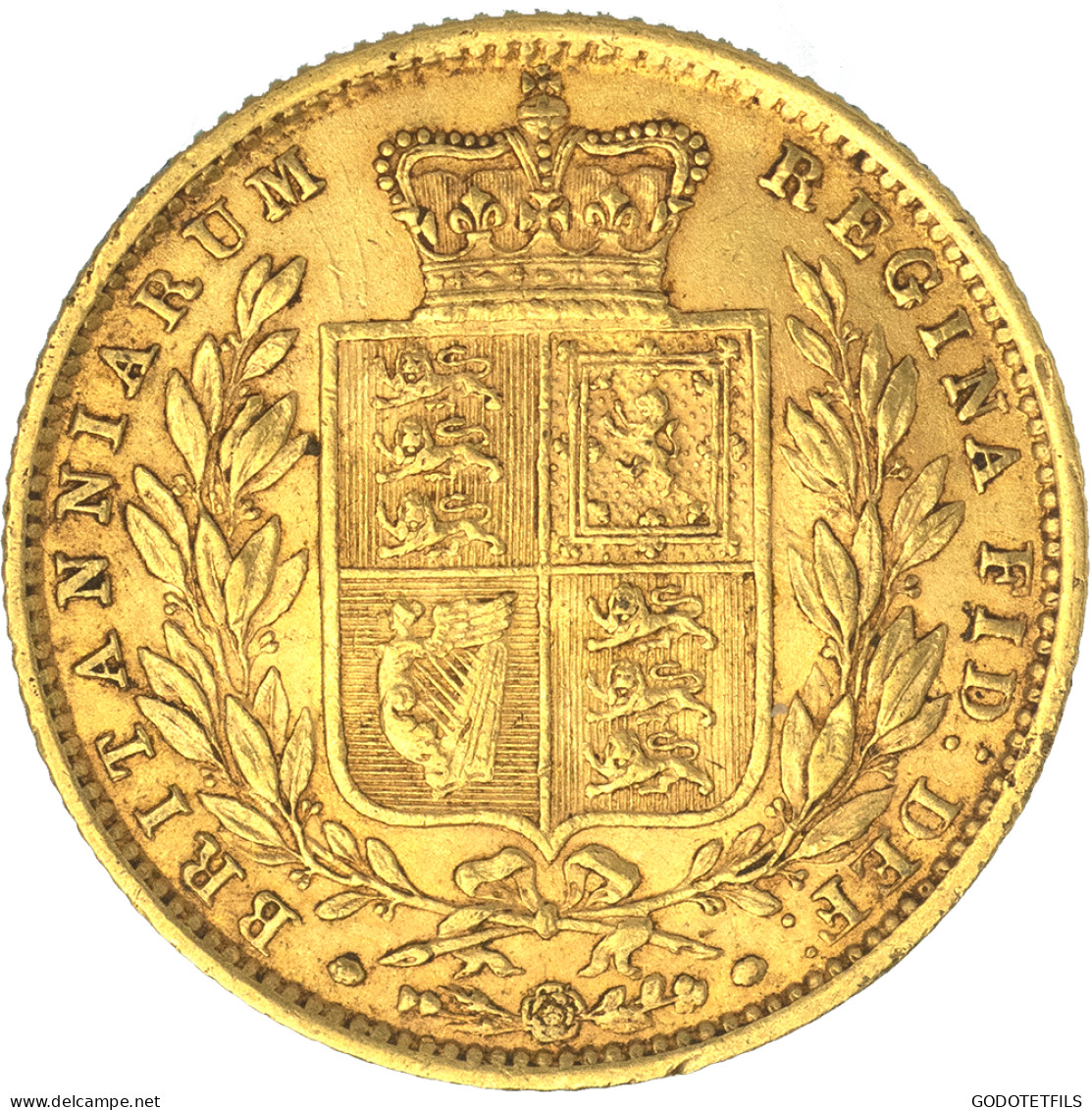 Royaume-Uni-Souverain Victoria  1863 Londres - 1 Sovereign