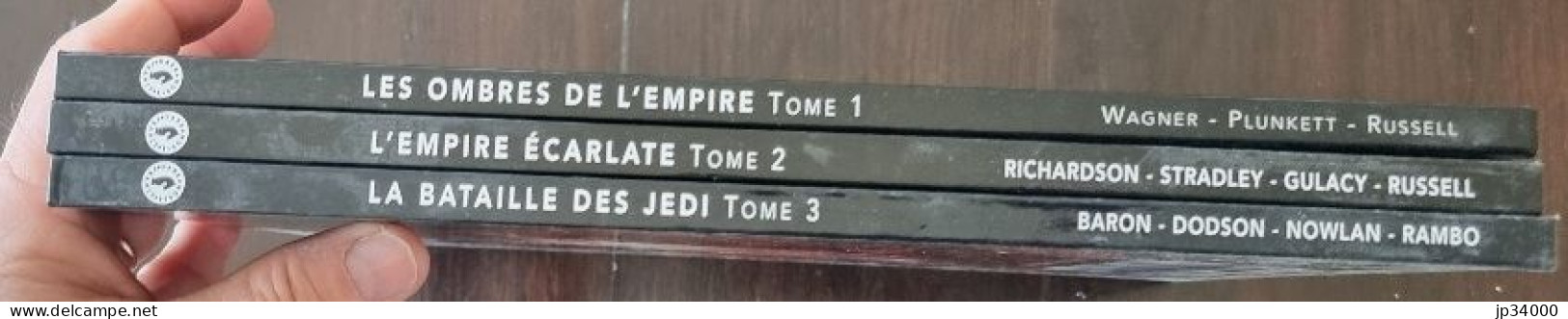 Star Wars Lot 3 Bd: L'empire Écarlate, Ombres Empire, Bataille Jedi (Dark Horse) E.O. - Bücherpakete