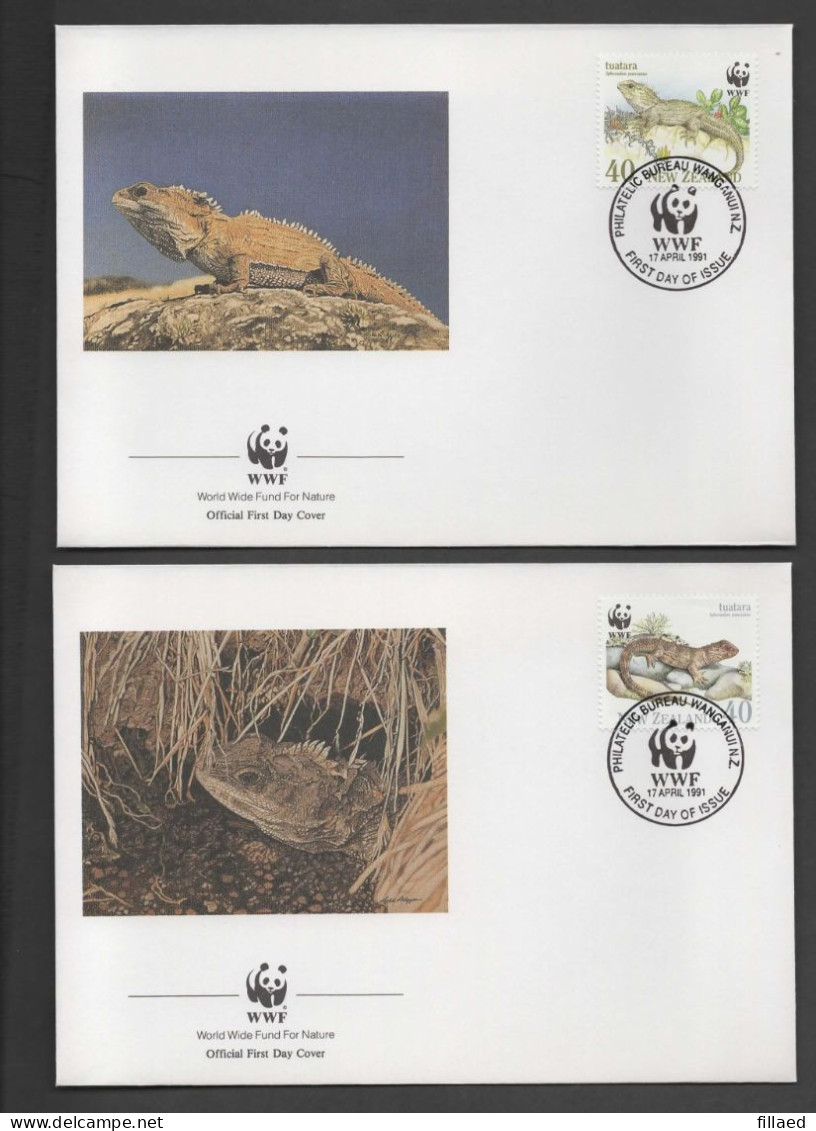 FDC WWF: New Zeeland 17-april-1991 - FDC