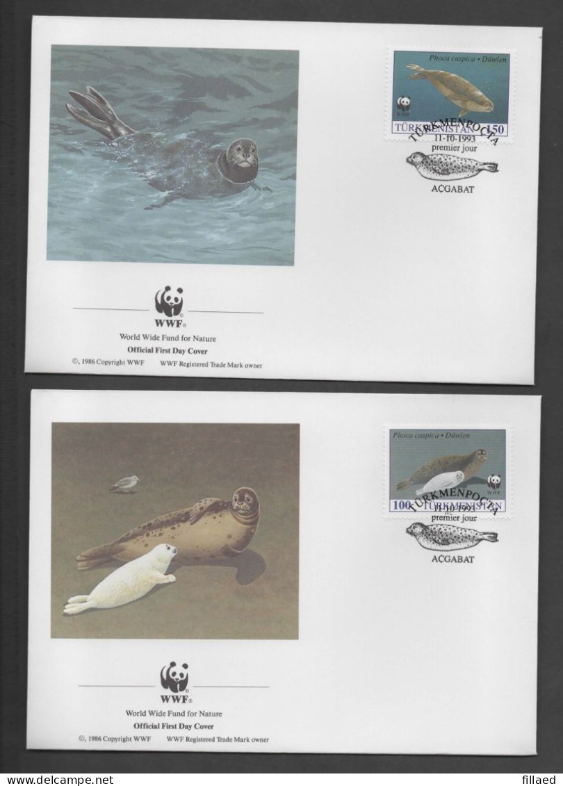 FDC WWF: Türkmenistan 11-10-1993 - FDC