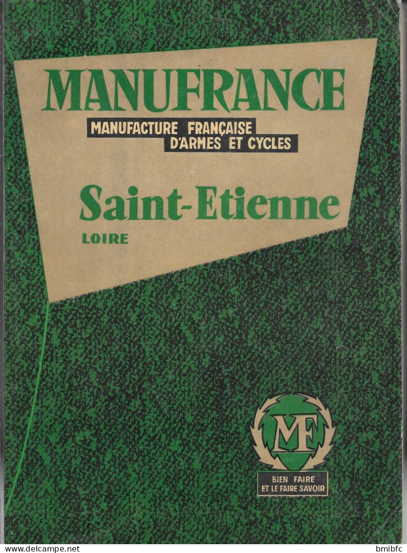 Enchère Directe Pour Ce Catalogue MANUFRANCE  En Parfait état De 1958 - Chasse/Pêche