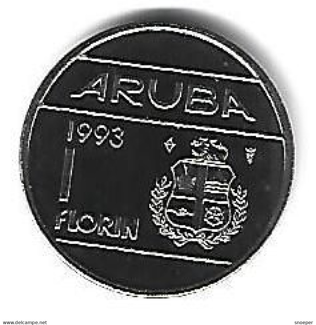 *Aruba  1 Florin    1993  Km 5   Bu - Aruba