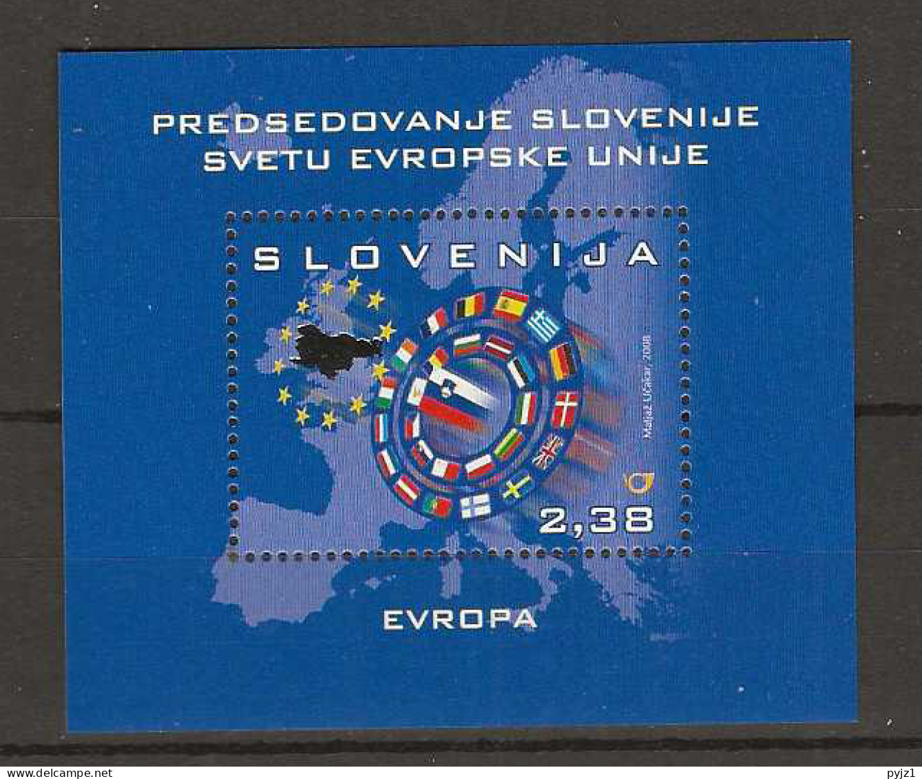 2008 MNH Slovenia Block - 2008