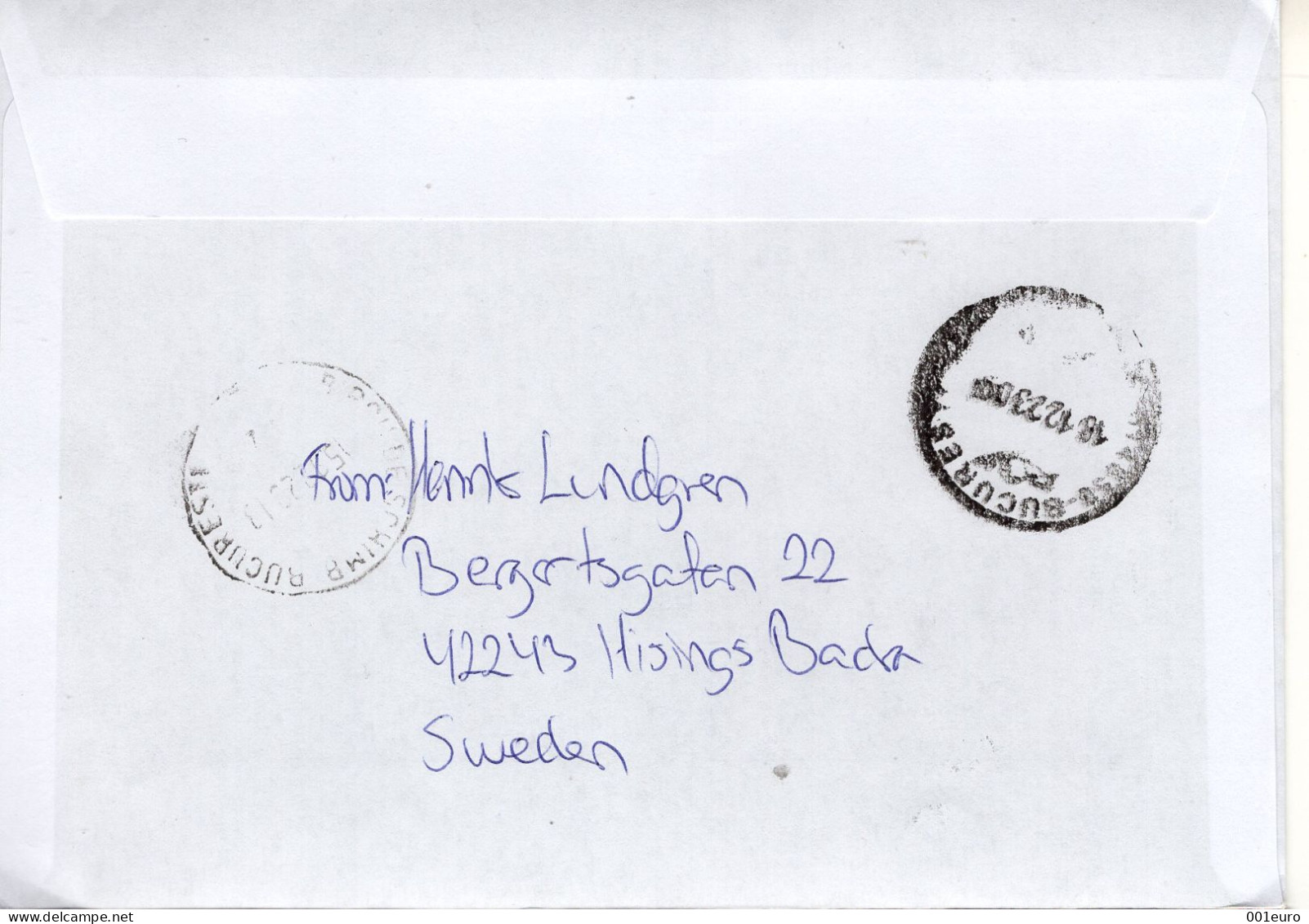 SWEDEN:  Cover Circulated To Romania - Registered Shipping! - Used Stamps