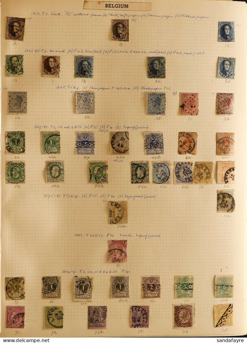 1850's - 1960's MINT & USED COLLECTION In A Large Rapkin Album, Note Belgium & Colonies, Portugal & Colonies, Spain & Co - Otros & Sin Clasificación