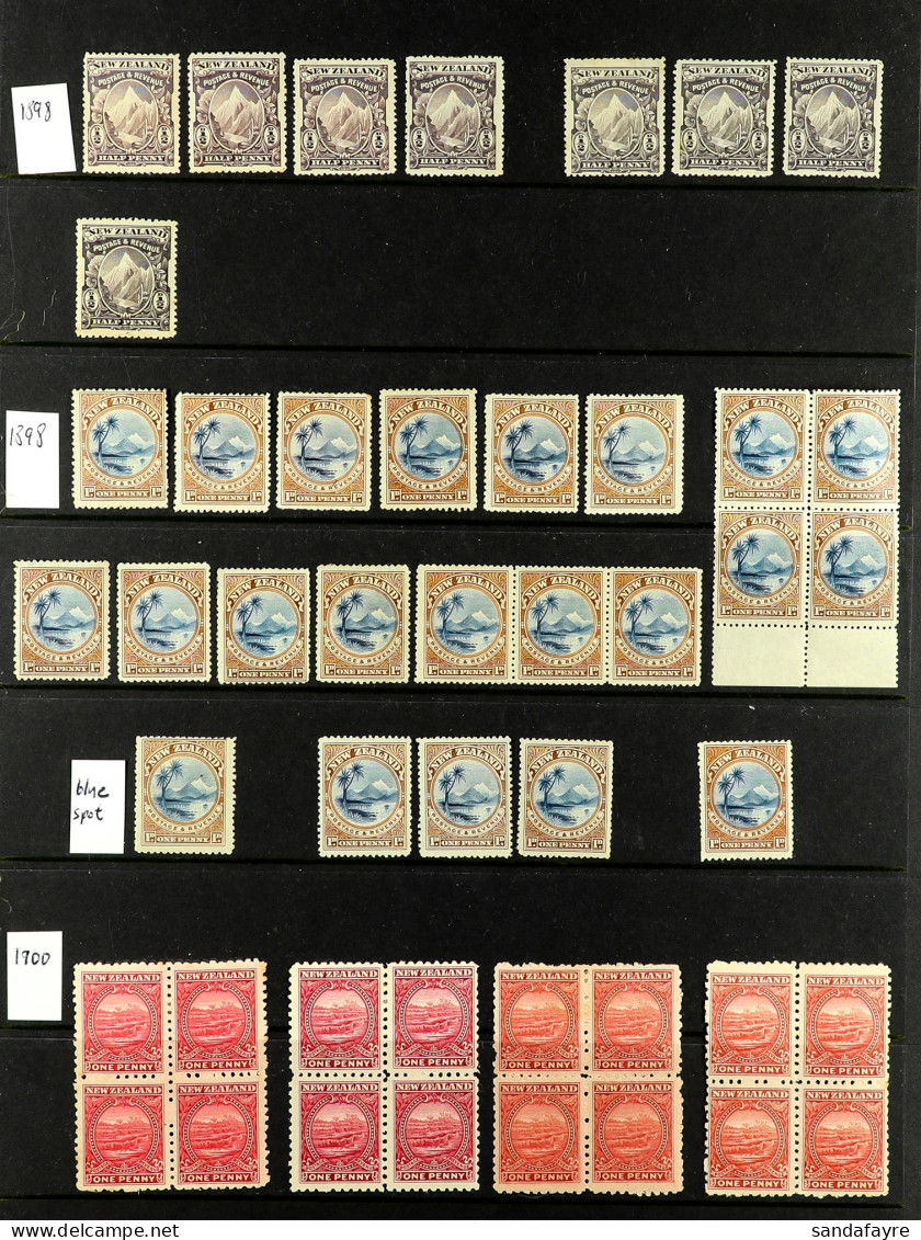 1898 - 1907 PICTORIALS COLLECTION Of Mint Stamps On Protective Pages With Some Specialization Such As Different Shades,  - Other & Unclassified