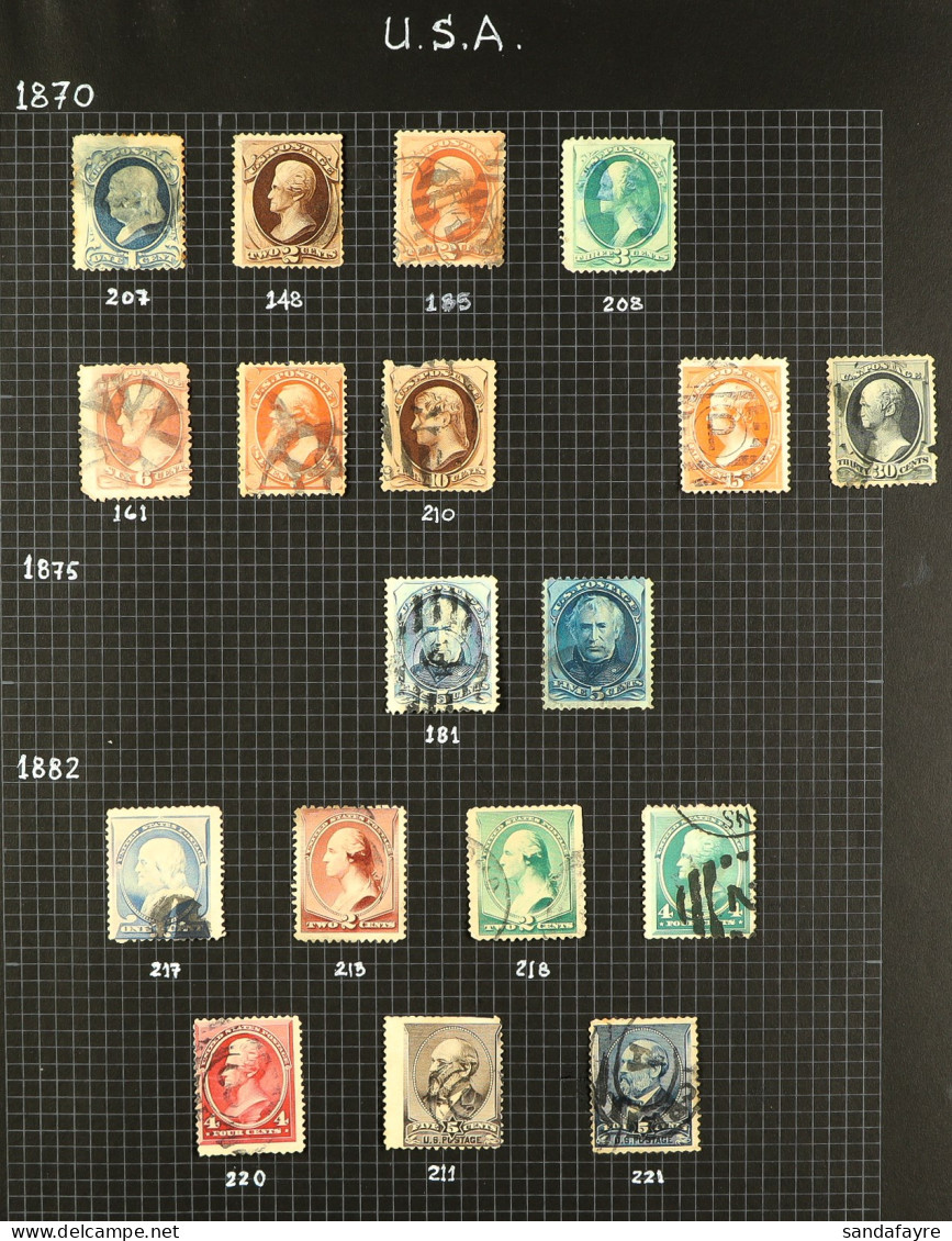 1861 - 1992 USED COLLECTION In A Spring-back Album, Well-filled With Much Here (1500+ Stamps) - Other & Unclassified