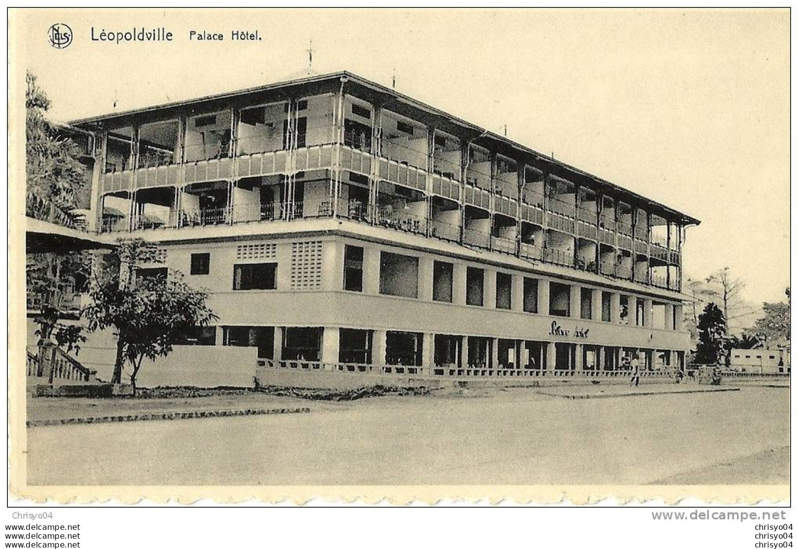 28Mq   CONGO BELGE LEOPOLDVILLE PALACE HOTEL EN TTBE - Kinshasa - Leopoldville