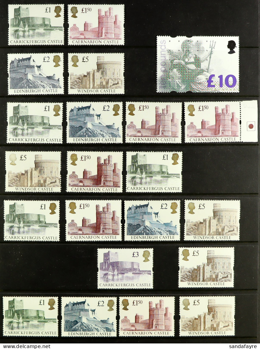 1971-2000 NEVER HINGED MINT COLLECTION On Stock Pages, Includes Comprehensive Commems, Machins To Â£5, Castles Sets, Â£1 - Sonstige & Ohne Zuordnung