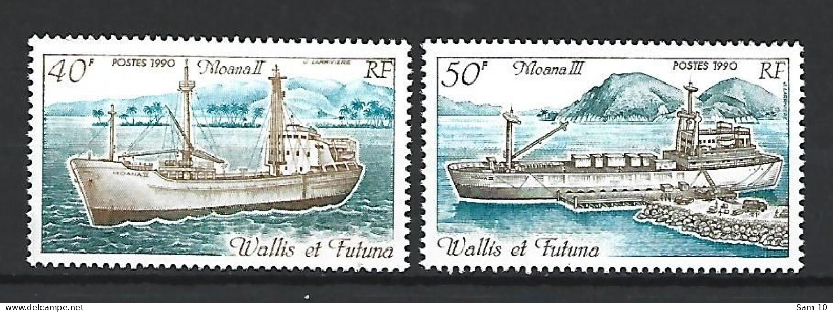 Timbre Wallis & Futuna Neuf ** N 400 / 401 - Nuovi