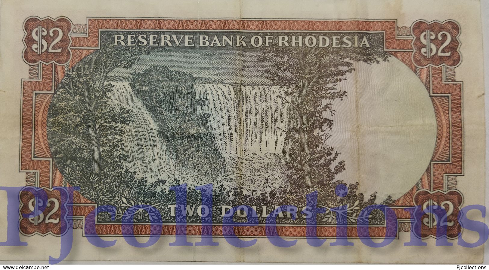 RHODESIA 2 DOLLARS 1972 PICK 31f VF - Rhodésie