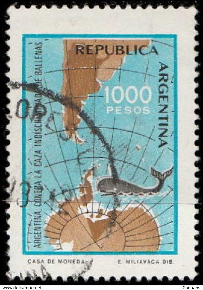 Argentine 1981. ~ YT 1264 - Territoires Argentin Et Baleine - Used Stamps