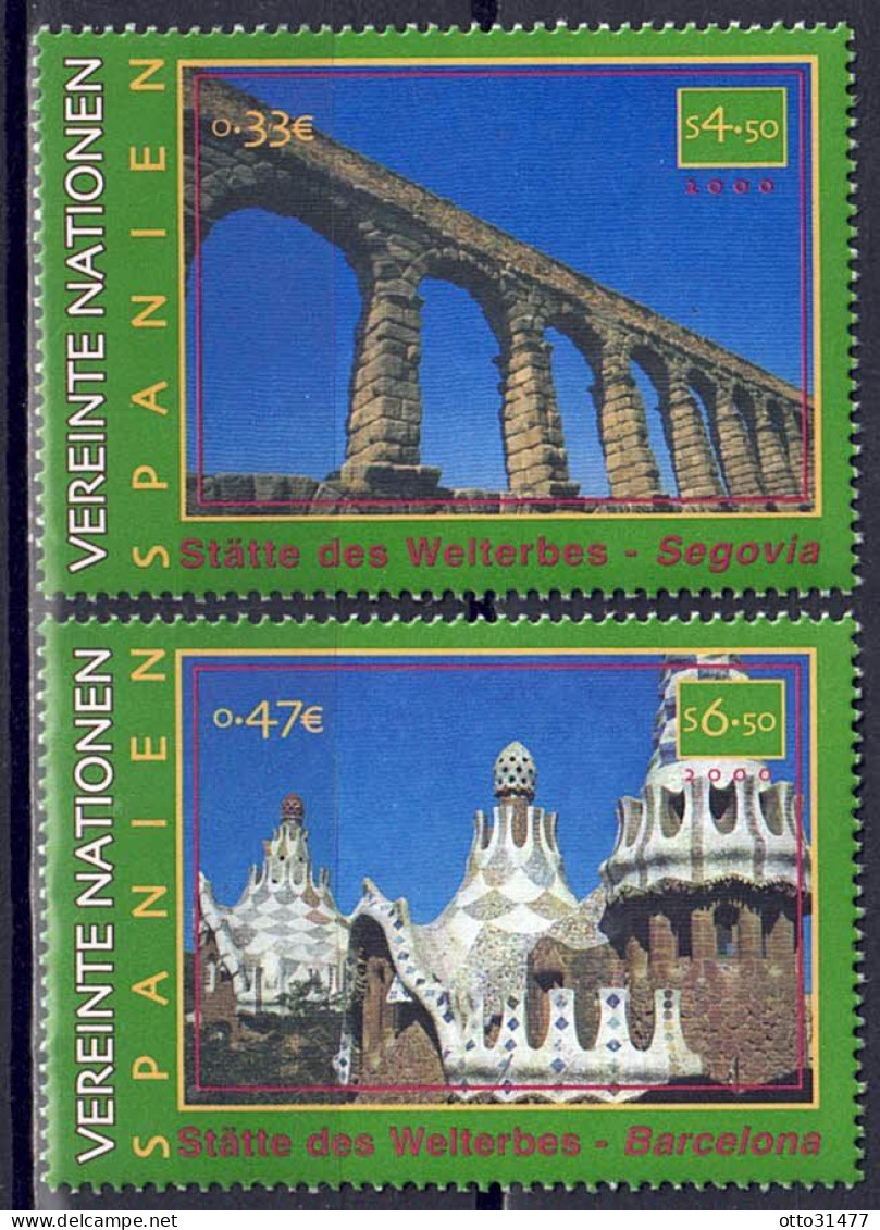 UNO Wien 2000 - UNESCO-Welterbe, Nr. 317 - 318, Postfrisch ** / MNH - Ungebraucht