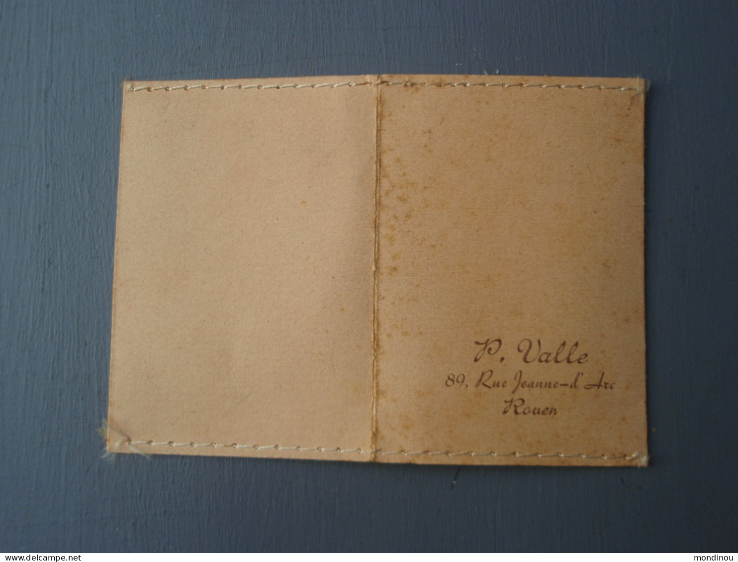 Pochette  " P Valle   "   Rouen. - Matériel & Accessoires