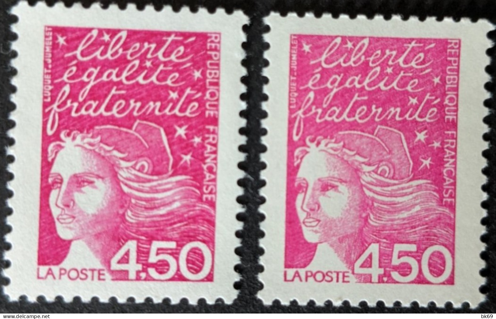 3096,3096b**  Luquet Les 2 Types I & II - Unused Stamps
