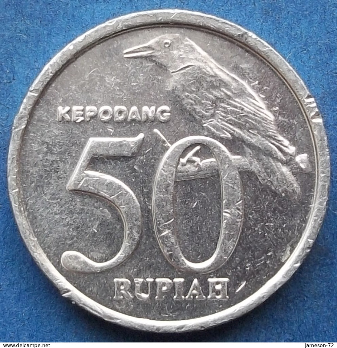 INDONESIA - 50 Rupiah 2002 "Black-naped Oriole" KM# 60 Republic (1949) - Edelweiss Coins - Indonesië