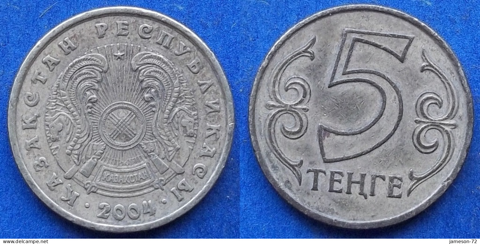 KAZAKHSTAN - 5 Tenge 2004 KM# 24 Independent Republic (1991) - Edelweiss Coins - Kasachstan