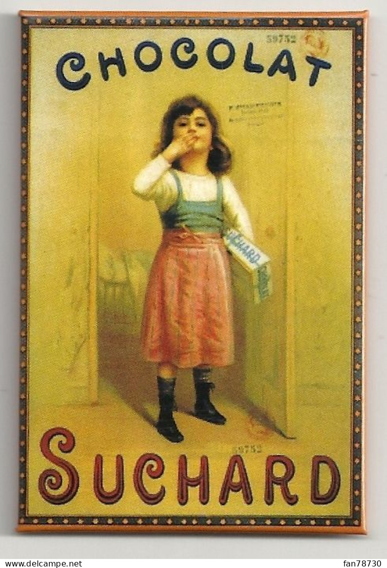 Magnet Affiche Ancienne Chocolat Suchard - Frais Du Site Déduits - Reklame