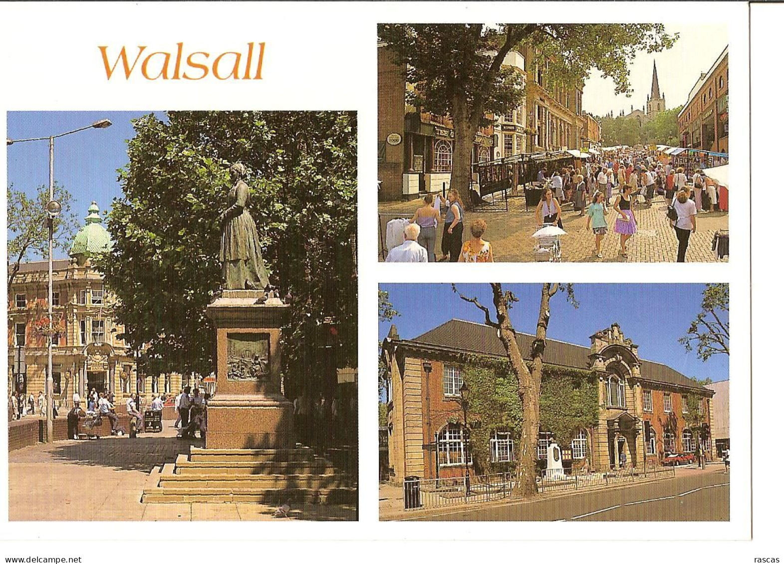 CPM - ANGLETERRE - WALSALL - STATUE OF SISTER DORA - THE HIGH STREET - CENTRAL LIBRARY AND MUSEUM - Andere & Zonder Classificatie