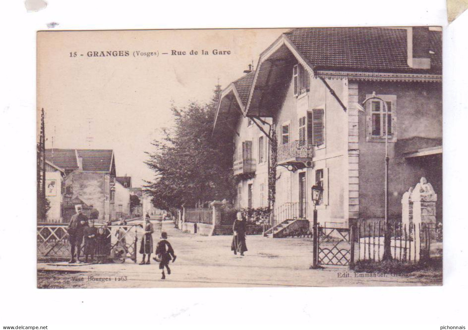 88 GRANGES SUR VOLOGNE  Rue De La Gare - Granges Sur Vologne