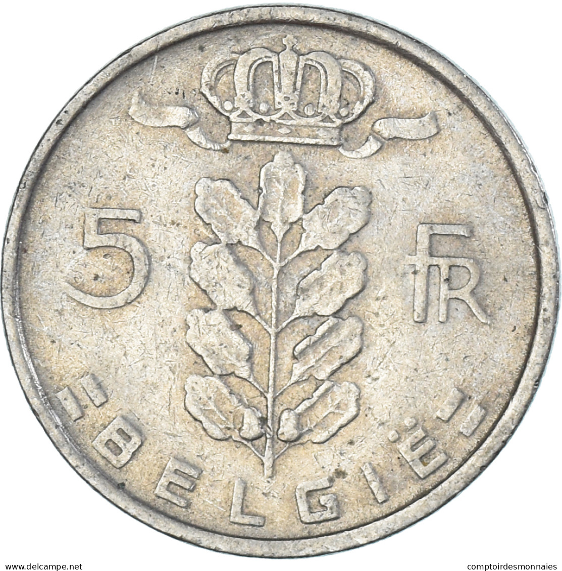 Belgique, 5 Francs, 5 Frank, 1950 - 5 Francs