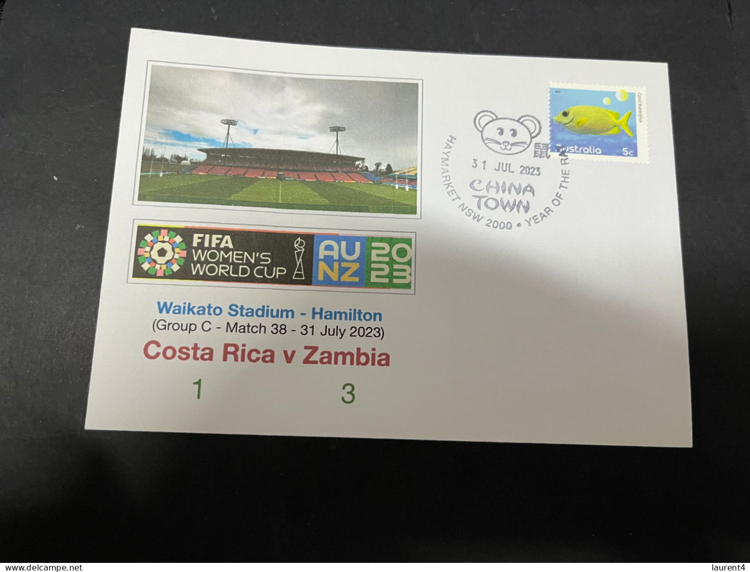 16-2-2024 (4 X 22) 3 Covers - FIFA Women's Football World Cup 2023 - Costa Rica Matches - Sonstige & Ohne Zuordnung