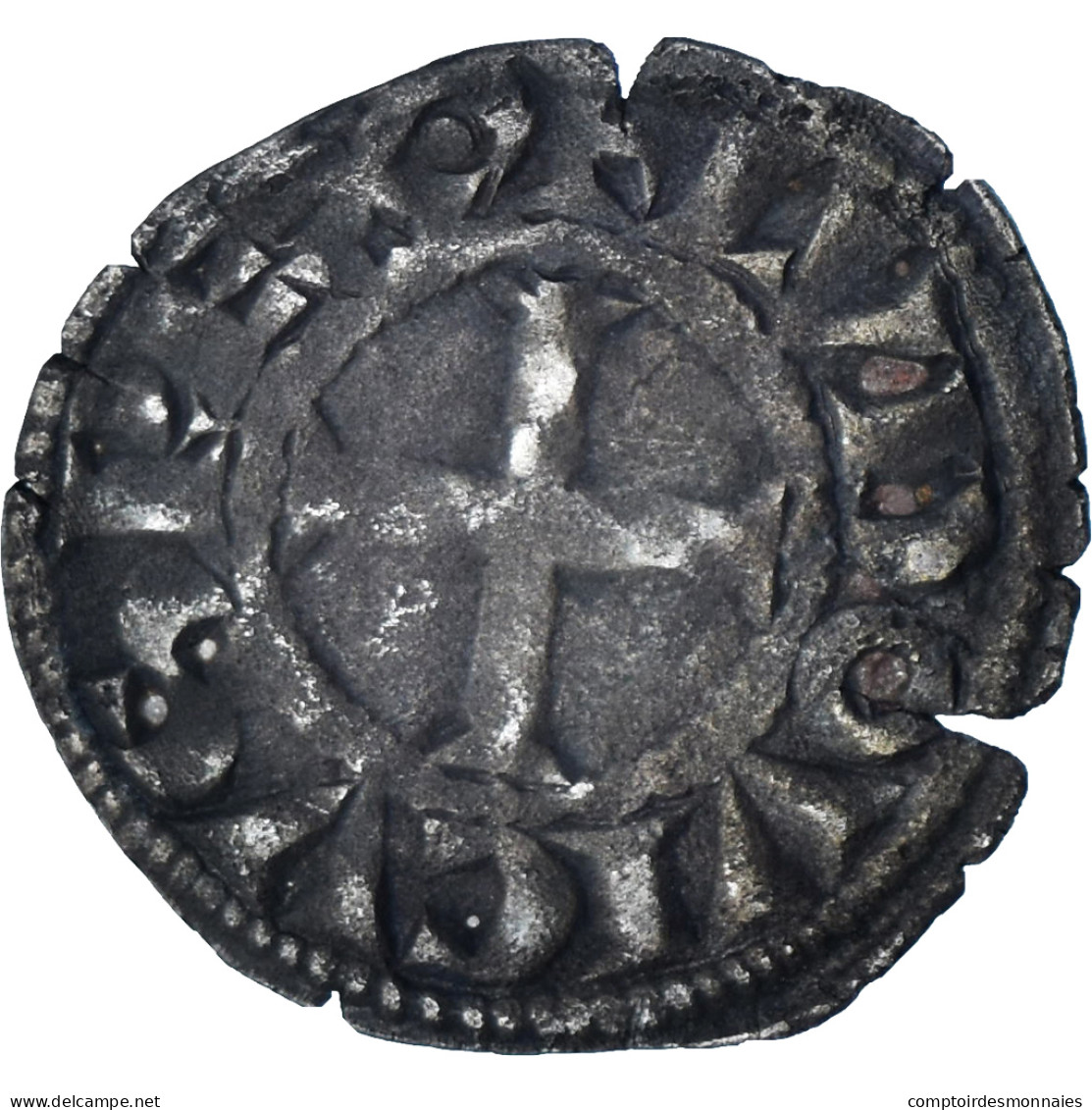 France, Louis VIII-IX, Denier Tournois, 1223-1244, Billon, TTB, Duplessy:188 - 1223-1226 Lodewijk VIII De Leeuw