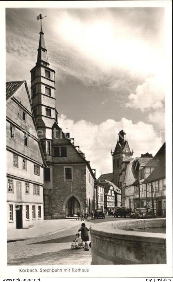 72435613 Korbach Stechbahn Mit Rathaus Korbach - Korbach