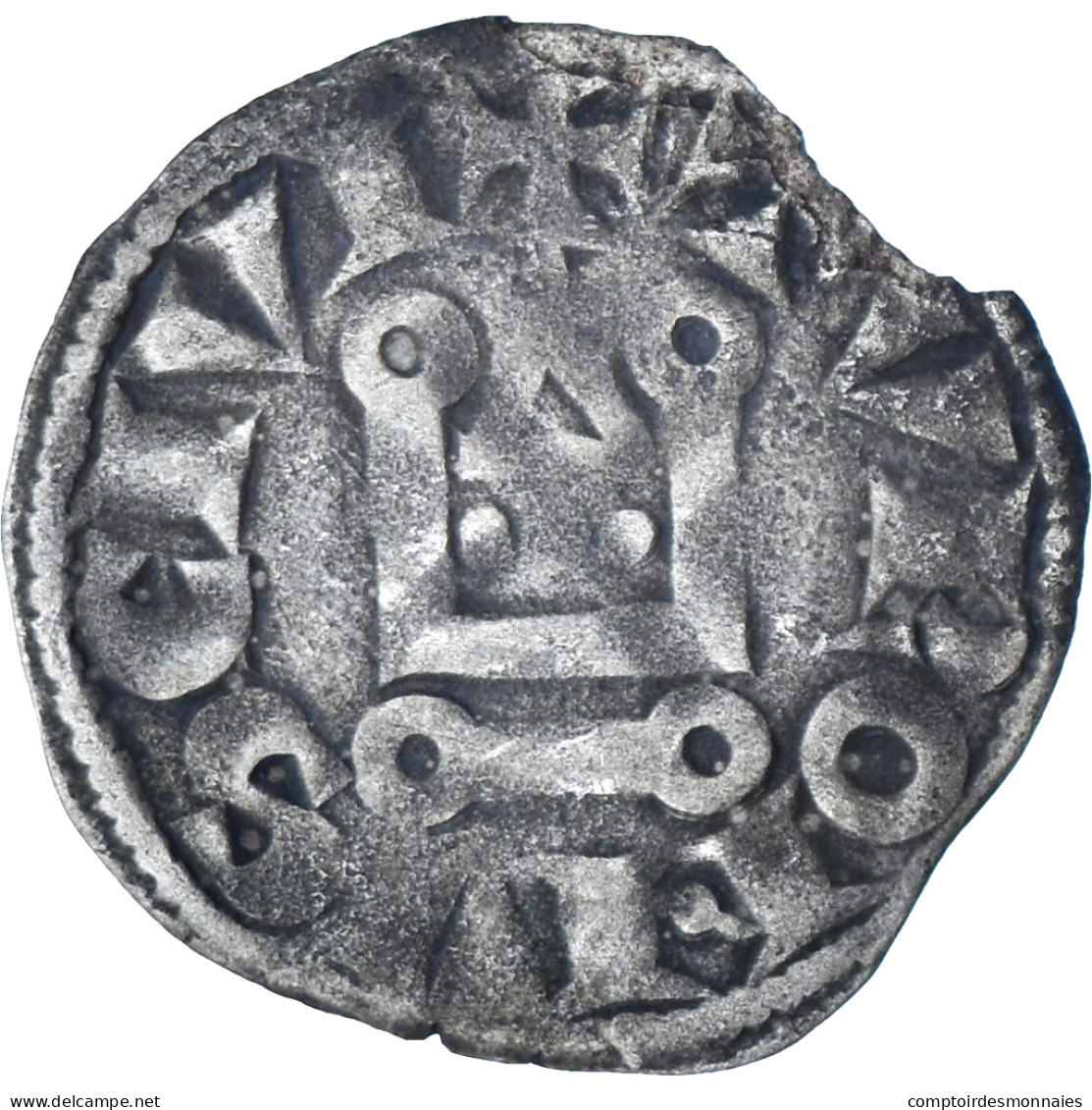 France, Louis VIII-IX, Denier Tournois, 1223-1244, Billon, TB+, Duplessy:188 - 1223-1226 Louis VIII The Lion