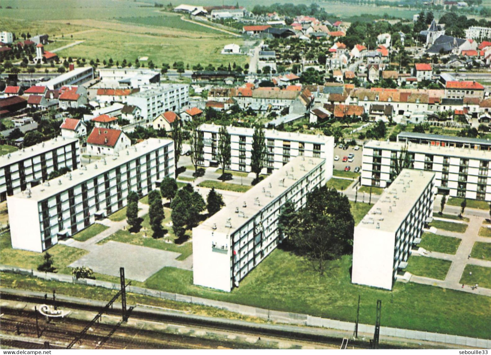 CPSM Grand Format - 78 - Trappes - Vue Aérienne - La Cité Des Yvelines - Trappes