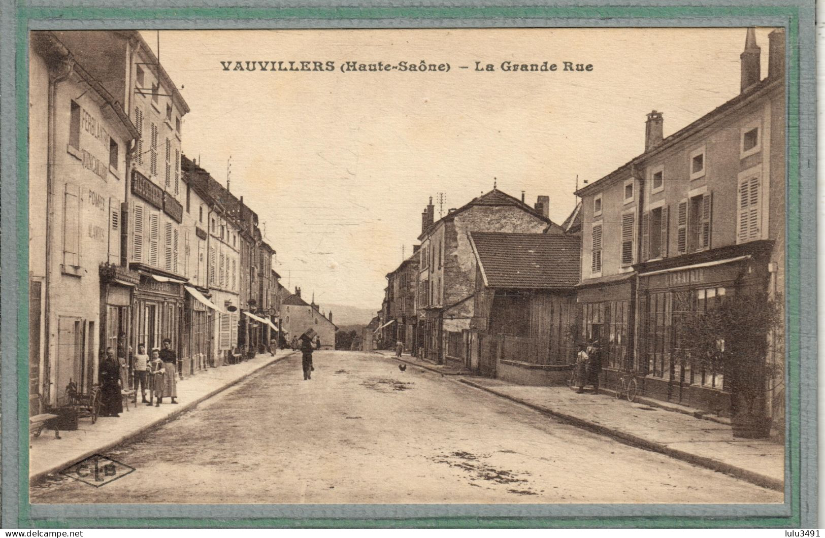 CPA - VAUVILLERS (70) - Aspect De La Grande Rue Dans Les Années 20 / 30 - Vauvillers