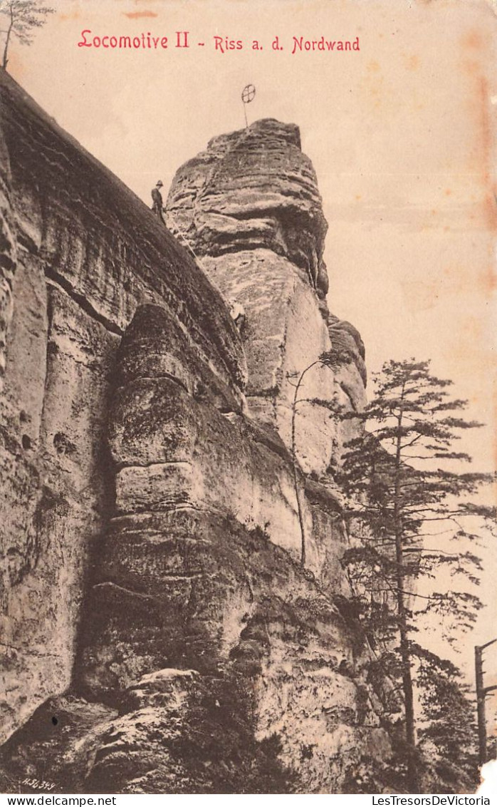 ALLEMAGNE - Locomotive Ii - Riss A D Norwand - Carte Postale Ancienne - Bastei (sächs. Schweiz)