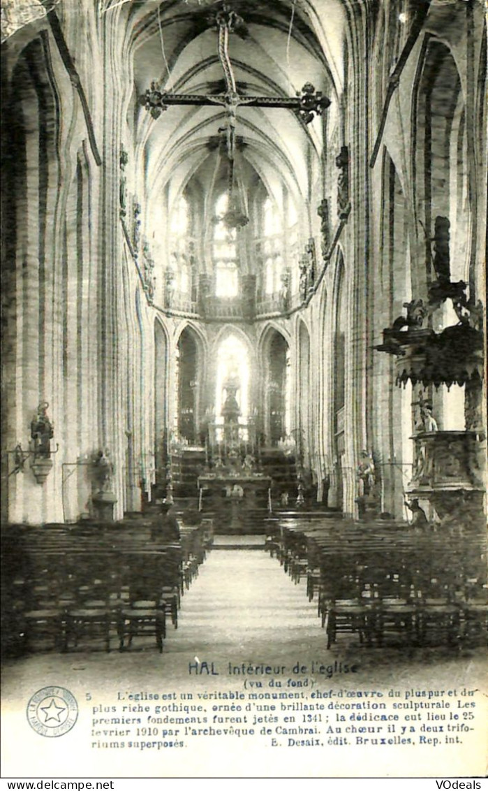 Belgique - Brabant Flamand - Halle - Hal - Intérieur De L'Eglise - Halle