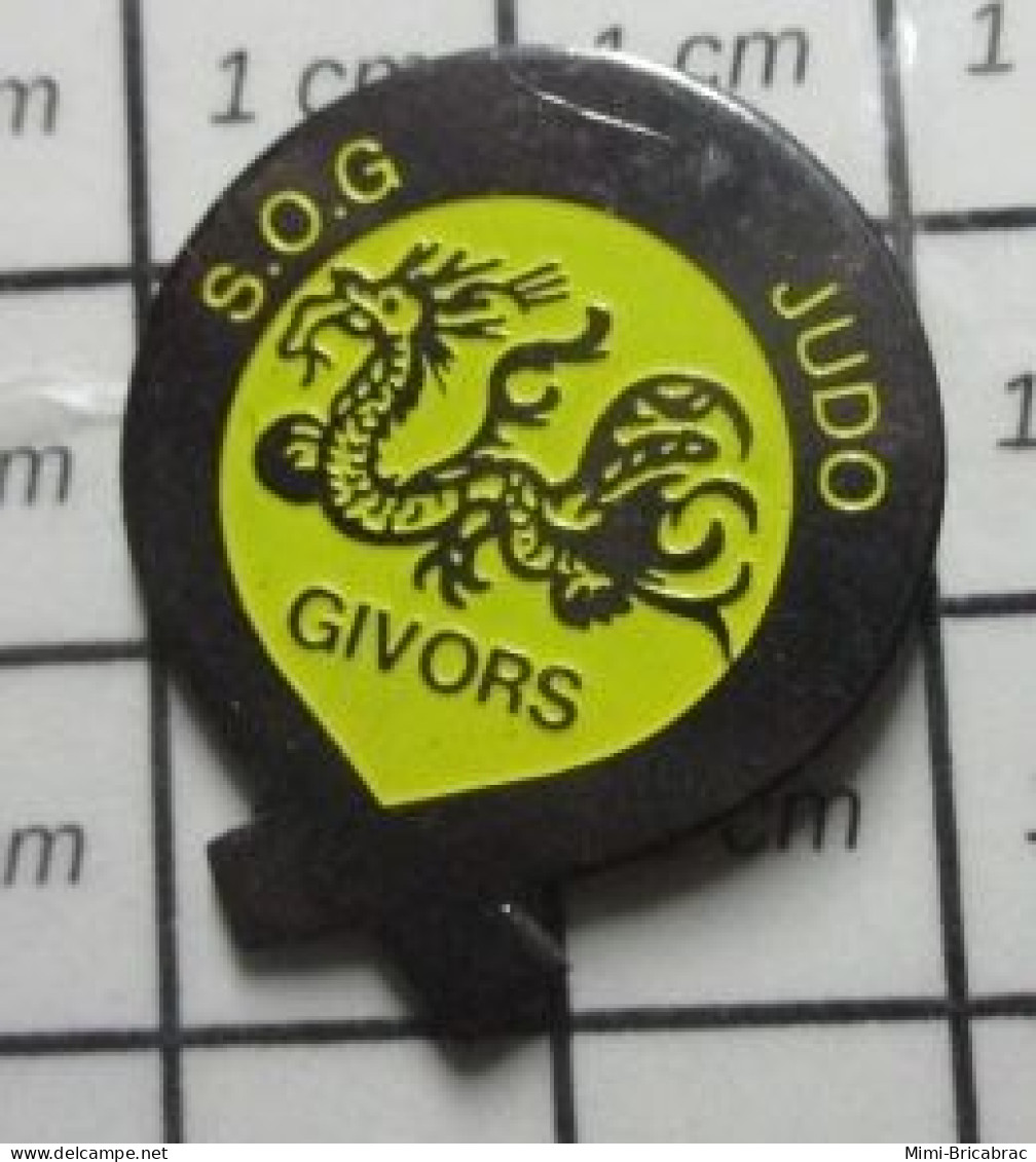 221 Pin's Pins : BEAU ET RARE / SPORTS / JUDO CLUB SOG GIVORS DRAGON CHINOIS - Judo