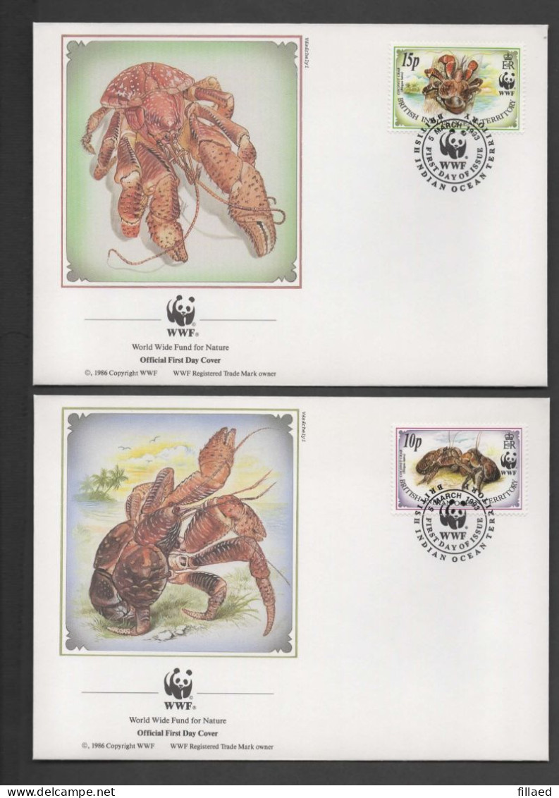 FDC WWF: British Indian Ocean Territory 5-3-1993 - FDC