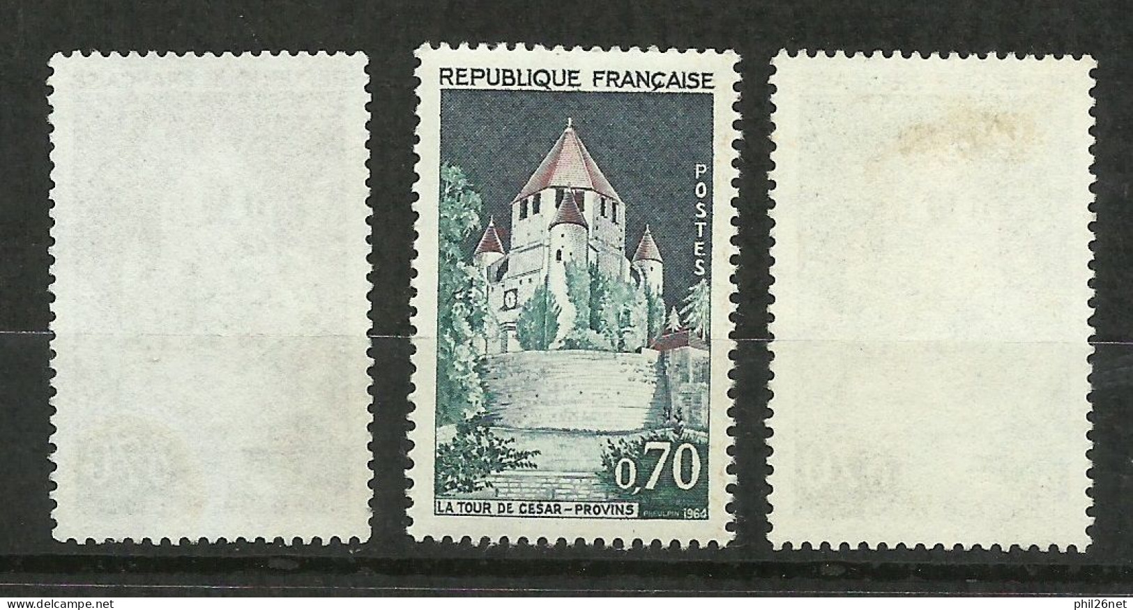 France  N° 1392Aa  Et 1392Ab   Provins     Oblitérés  B/TB       Le 1392 Type Sur Les Scans Pour Comparer Soldé ! ! ! - Used Stamps