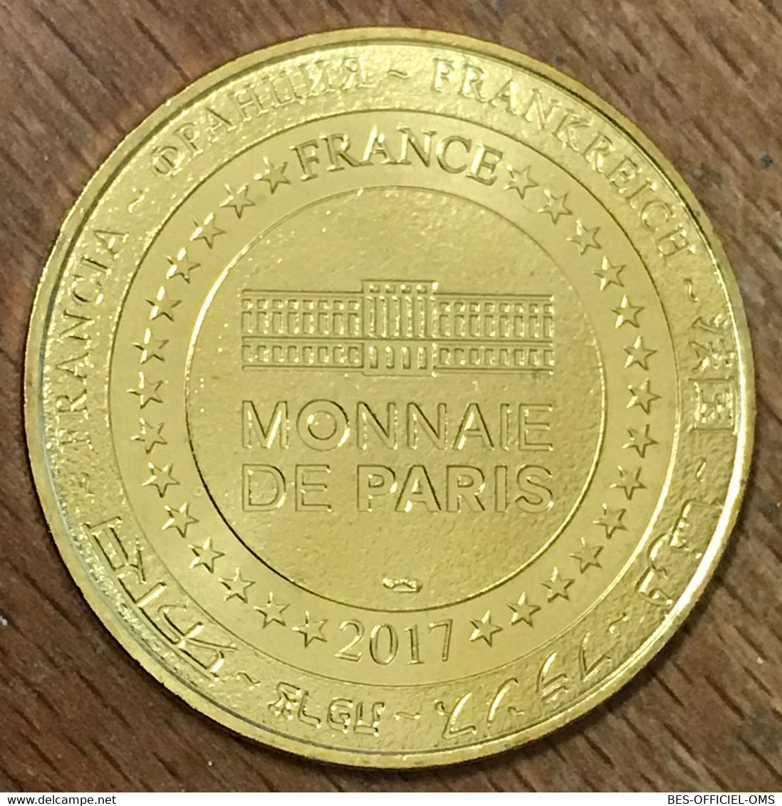 60 ERMENONVILLE MER DE SABLE WILLY WEST MDP 2017 MÉDAILLE SOUVENIR MONNAIE DE PARIS JETON TOURISTIQUE TOKENS MEDALS COIN - 2017