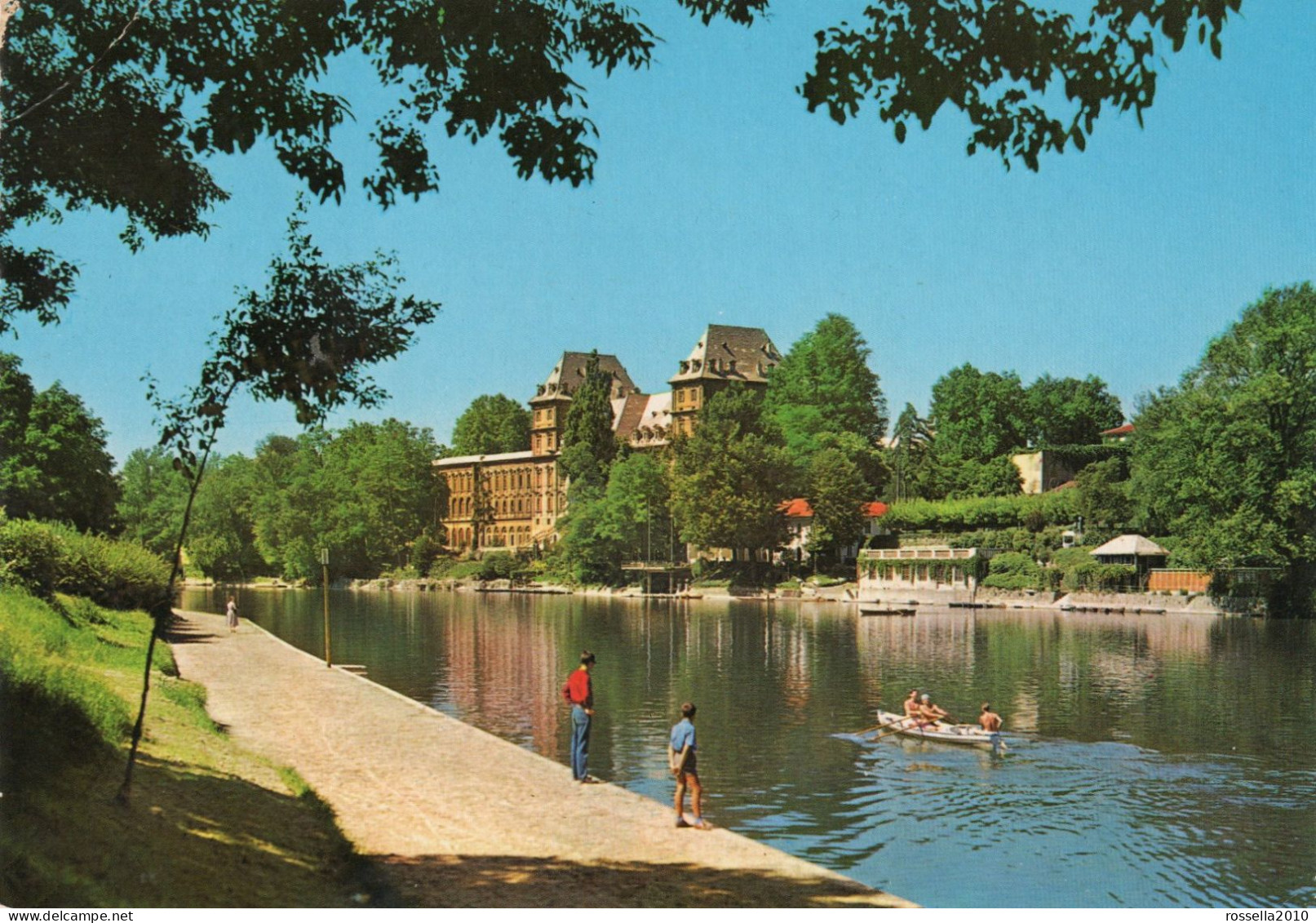 Cartolina ITALIA 1980 TORINO PASSEGGUATA LUNGO FIUME PO Italy Postcard Italien Postkarte - Fiume Po