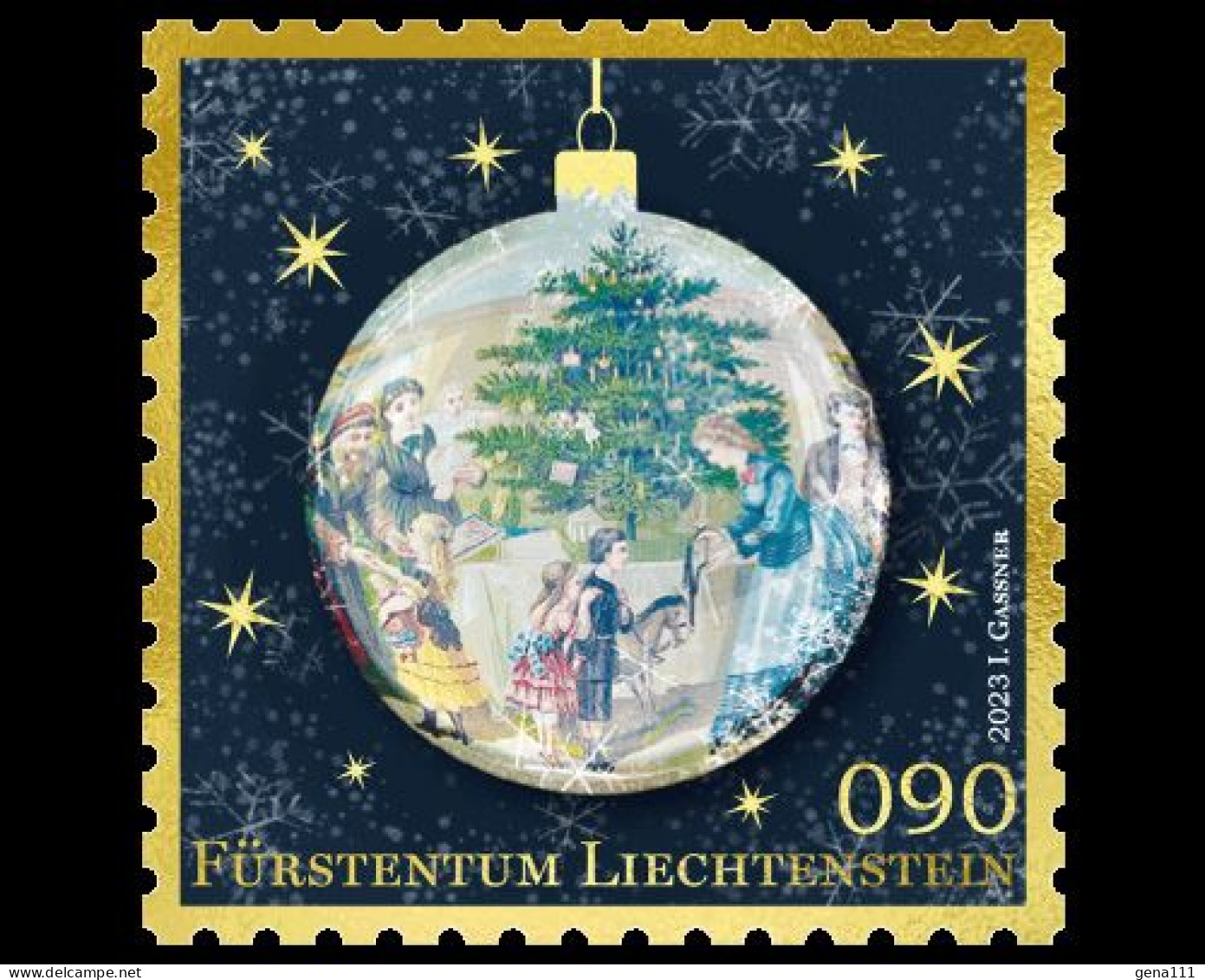 Christmas Set Of 4 Stamps Liechtenstein 2023 - Nuovi