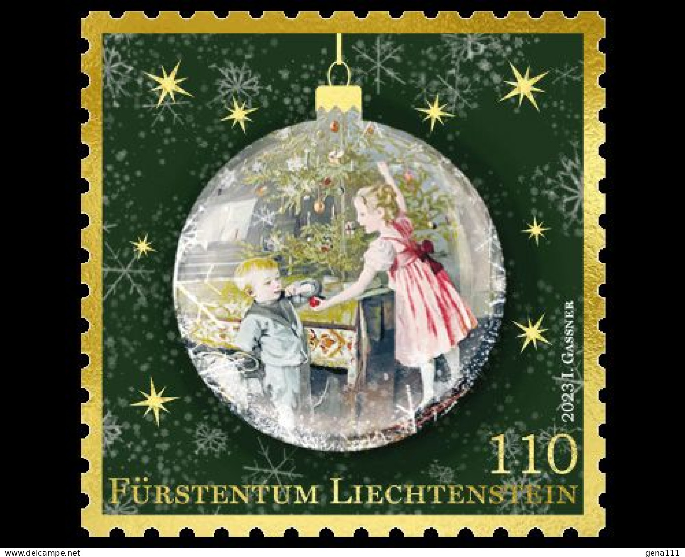 Christmas Set Of 4 Stamps Liechtenstein 2023 - Nuovi