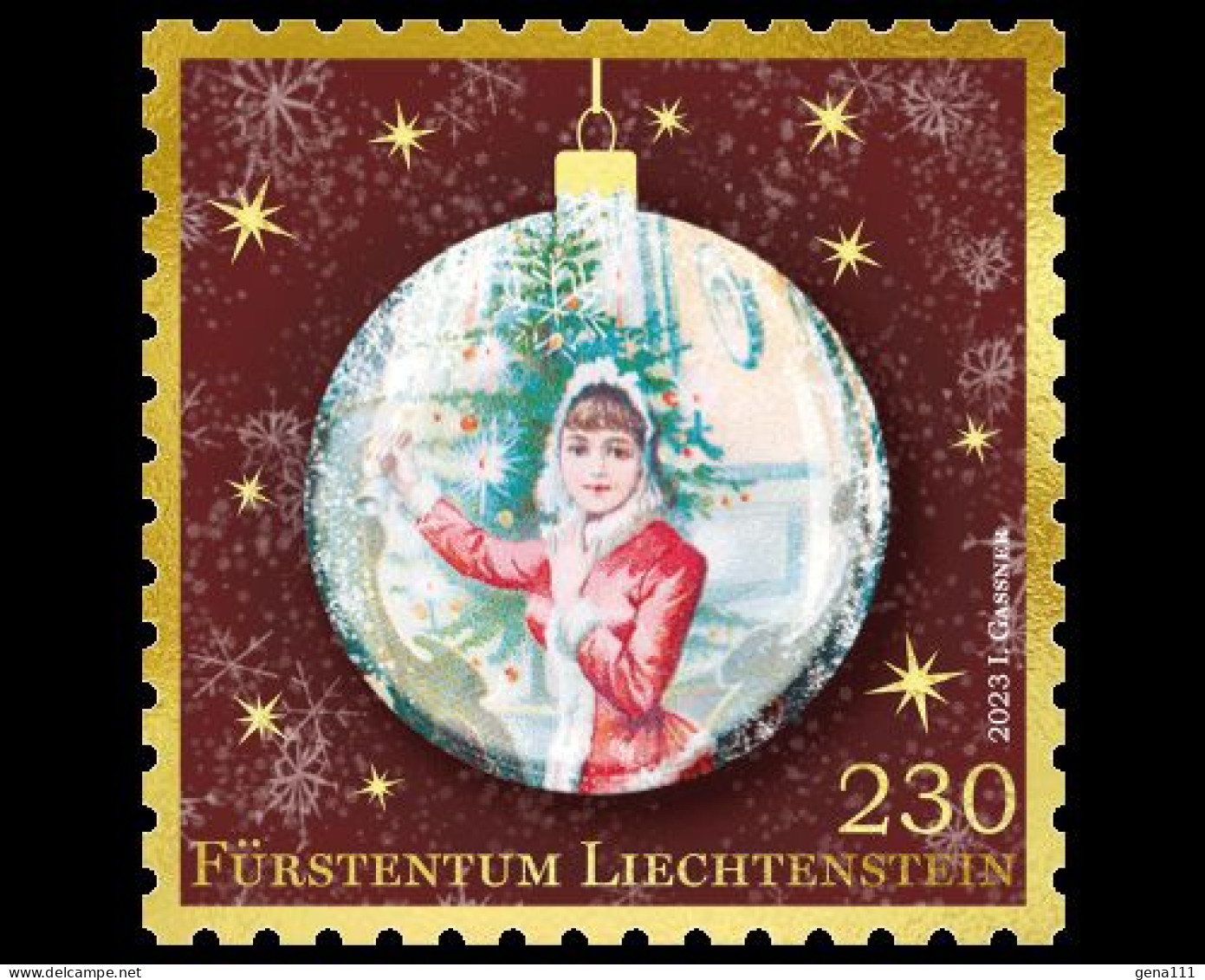 Christmas Set Of 4 Stamps Liechtenstein 2023 - Ongebruikt