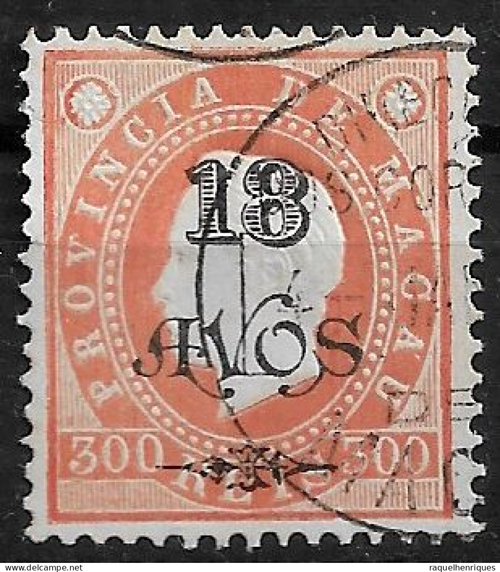 MACAU 1902 D. LUIS I SURCHARGED USED (NP#70-P12-L8) - Usati