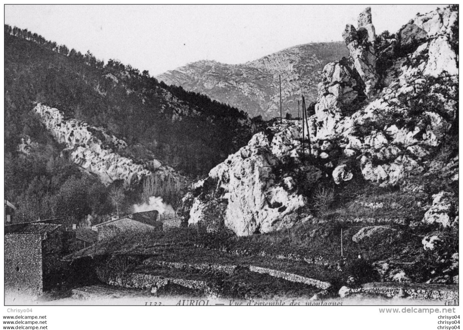 65Bce  13 Auriol Vue D'ensemble Des Montagnes En TBE - Auriol